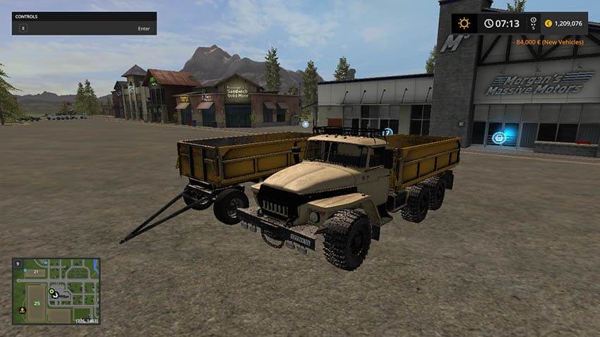 URAL 5557 + Pricep 3