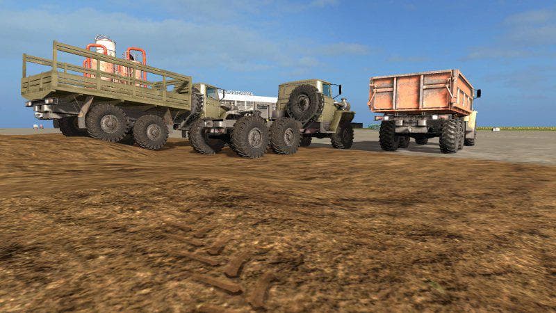 URAL truck set plus trailers 2