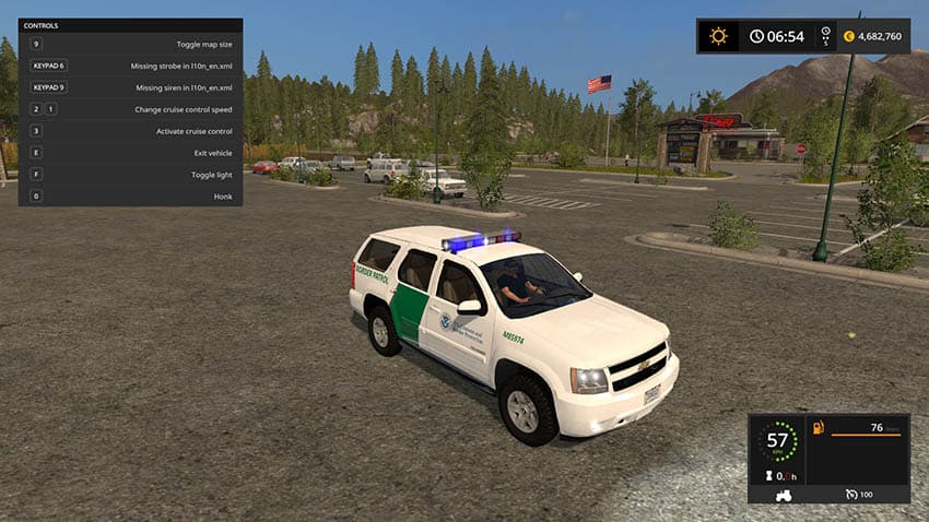 US Border Patrol Tahoe