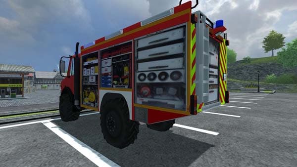 Unimog rescue vehicle [MP]