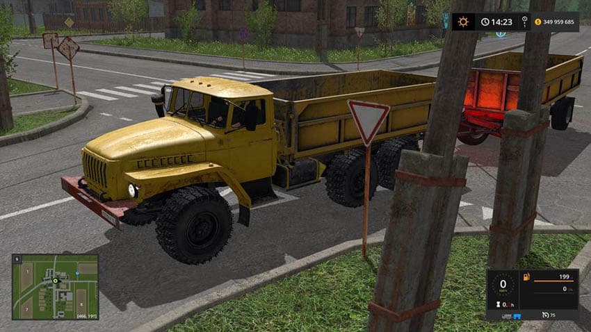 Ural 5557 + Trailer