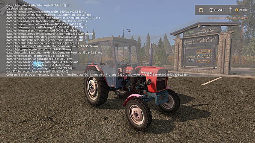 Ursus C330 L Sloty
