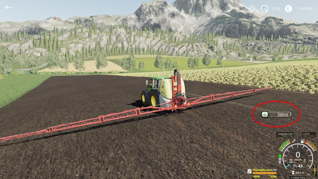 Variable Spray Usage
