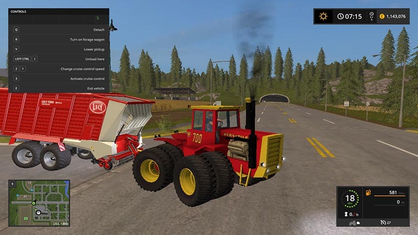Versatile 8cyl Articulated 4WD