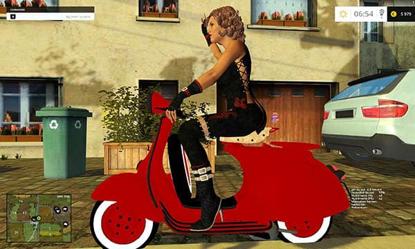 Vespa woman 2