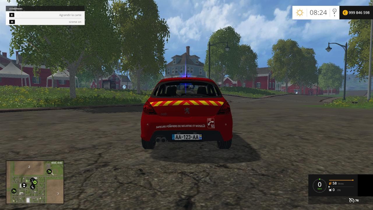 Vl Peugeot 308 Pompier