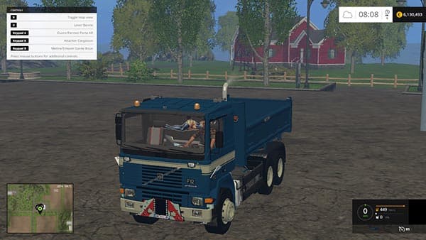 Volvo F12 6 × 4 Benne [SP] 3