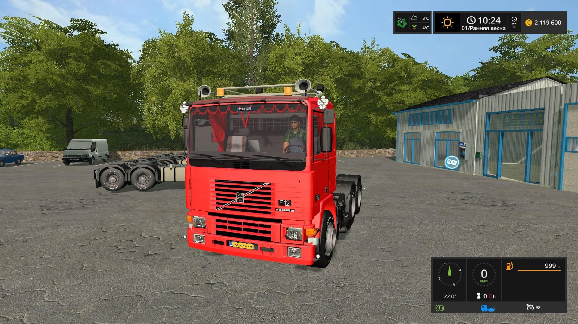 Volvo F12 6x4 3