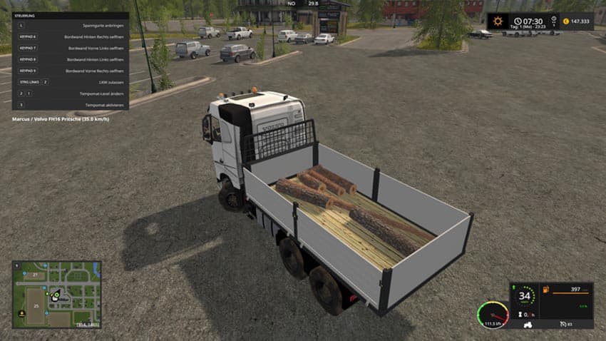 Volvo FH16 flatbed [MP]