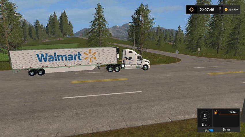 Walmart Peterbilt and Trailer 3