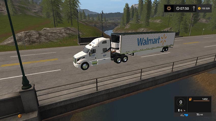 Walmart Peterbilt and Trailer 2
