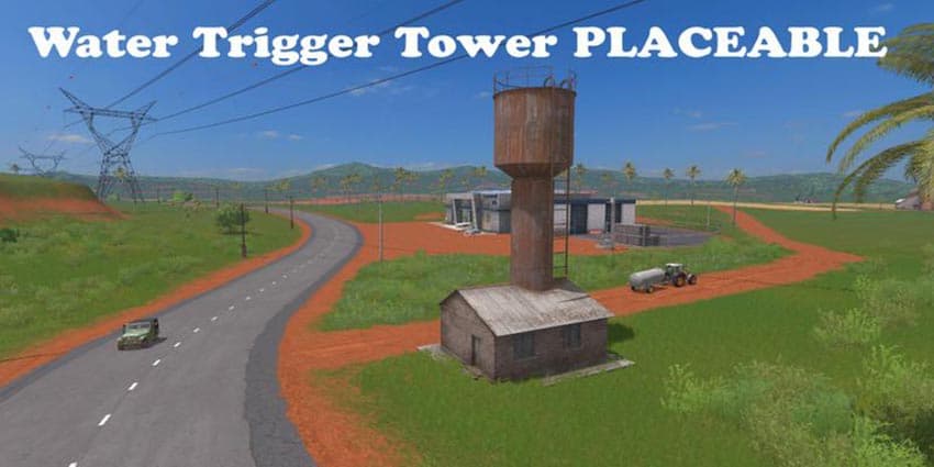 Water Tower Trigger Placeable 3