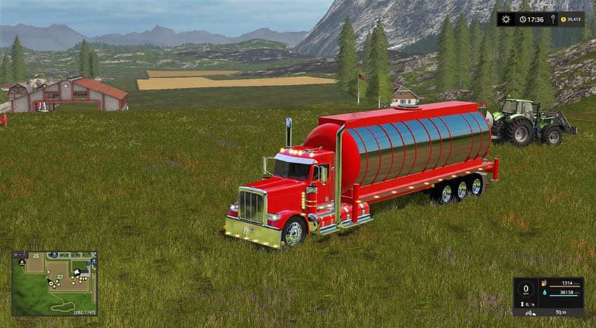 Water tank for Peterbilt Daycab [MP]