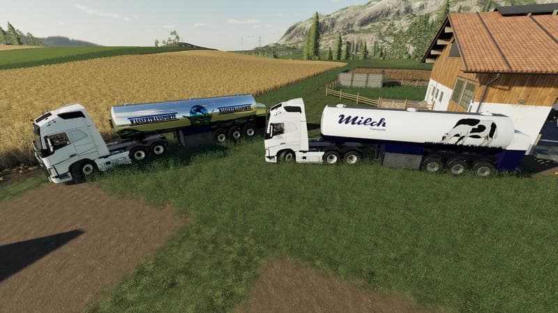 Water transport semi-trailer