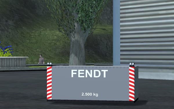Weight 2500KG Fendt