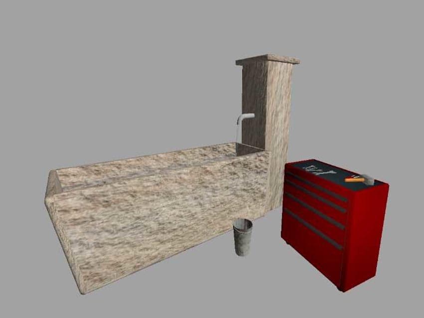 Well, bucket, toolbox [SP]