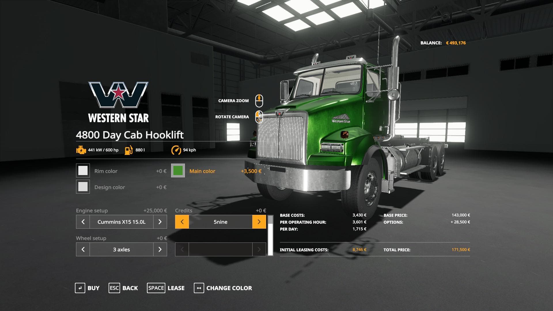 Western Star 4800 hooklift 2