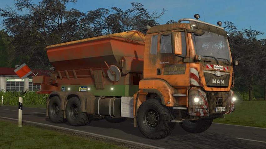 Winter service truck MAN (deco) 3