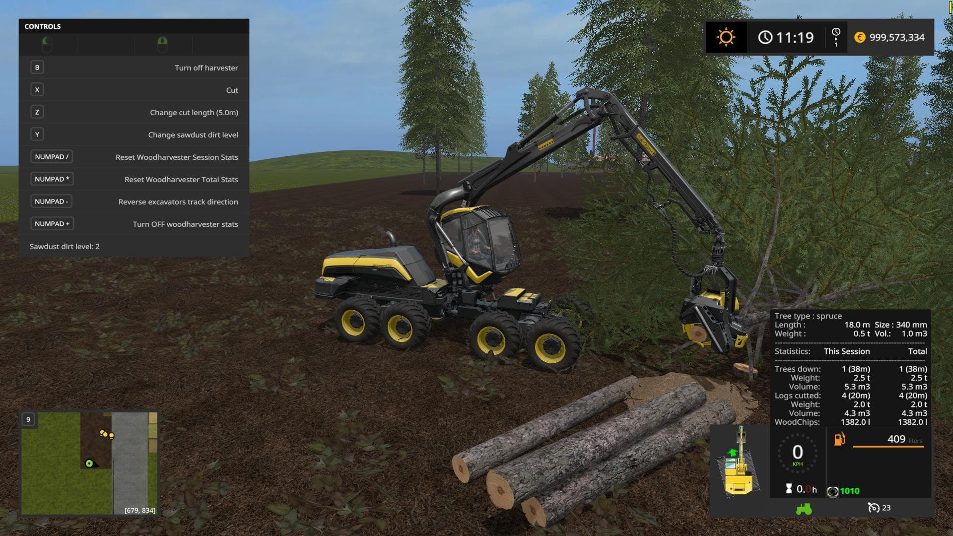 Wood Logs Sound 2