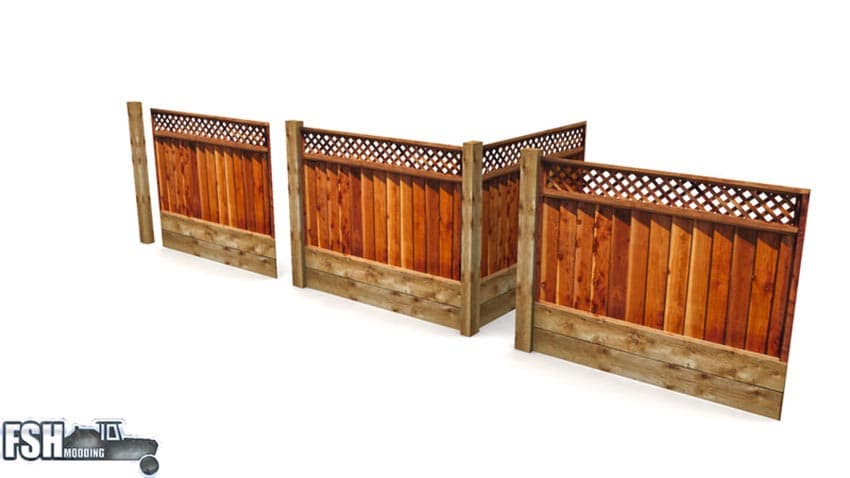 Wood fence pack [SP] 2