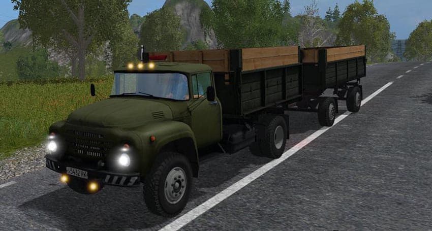 ZIL 130 and Trailer GKB 3
