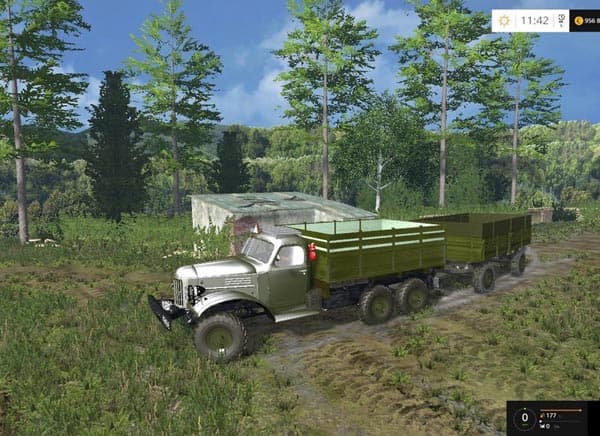 ZIL 157 and trailer GKB 817 [MP]