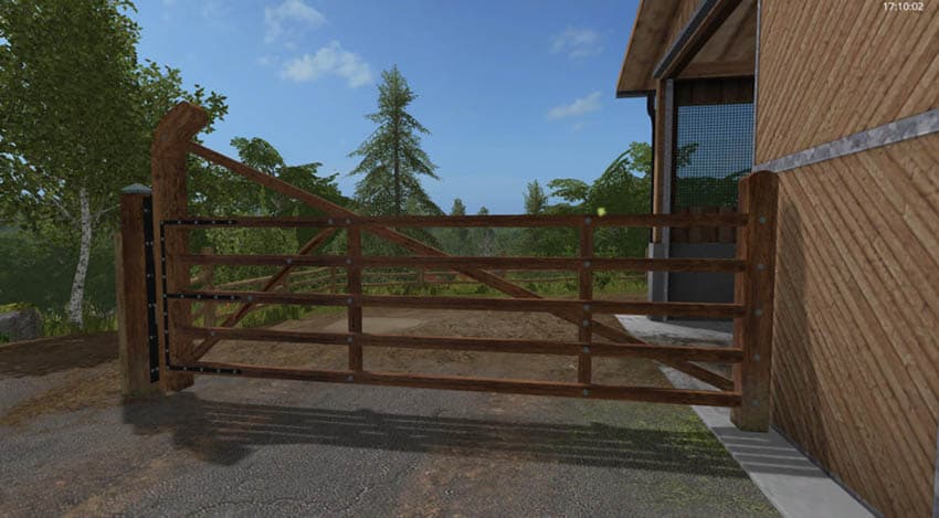 Animated paddock fence with gate [SP] 2