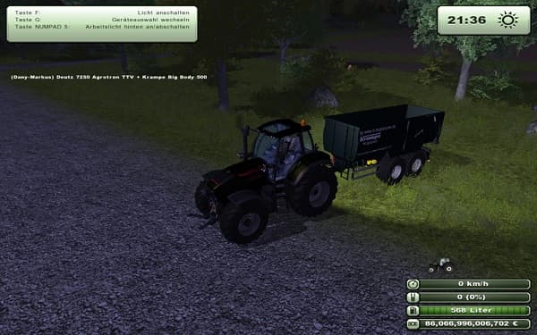 Deutz 7250 Spezial Lack Und Krampe Big Body 500