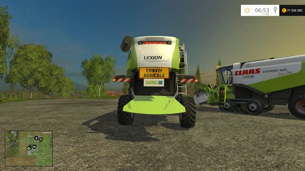 Pack Claas Lexion 550 + 560 terra-trac CUMA 3