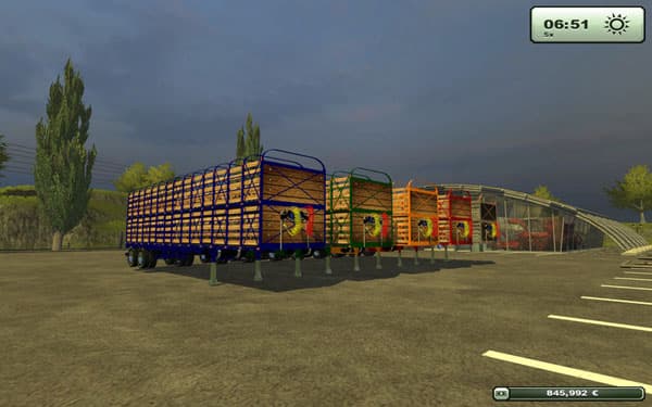 Livestock trailer pack