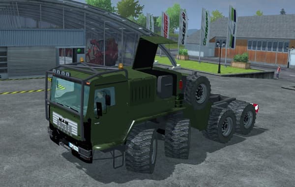 MAN TGA Truck Olive