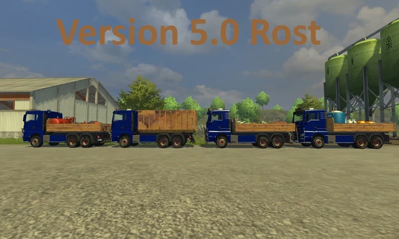 MAN TGX HKL with container Rost [MP] 2
