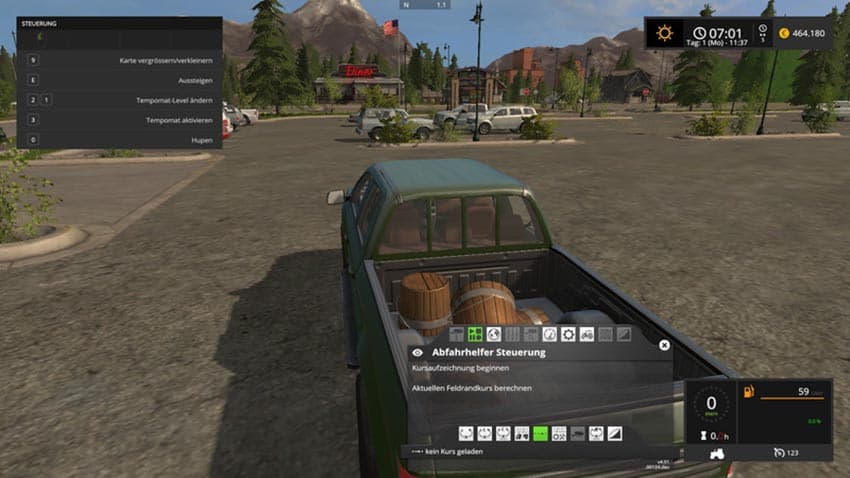 Manure bucket for Handwork filled [MP]