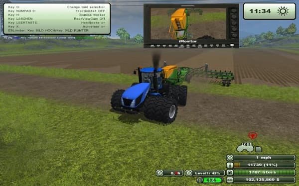 The New Holland T9 with 4WD 2