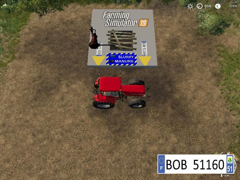 Placeable manure 3