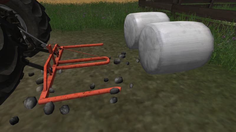 Round bale fork Double [MP] 2