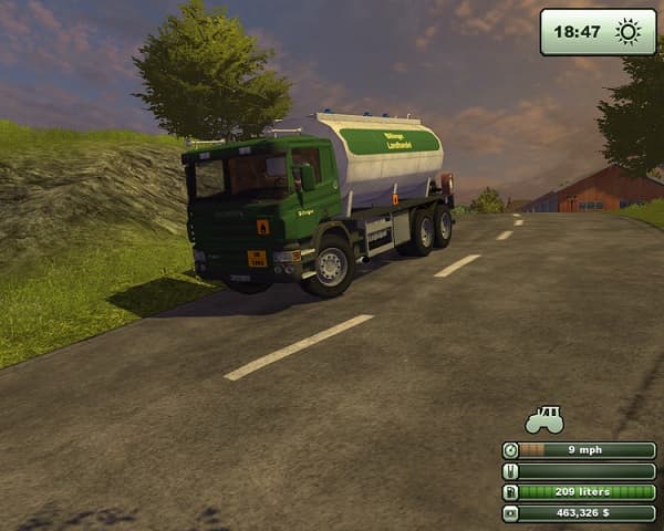 Scania diesel tank truck H97