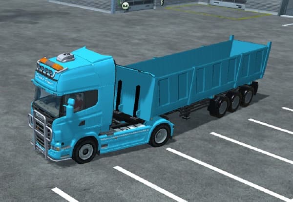 Scania R560 blue