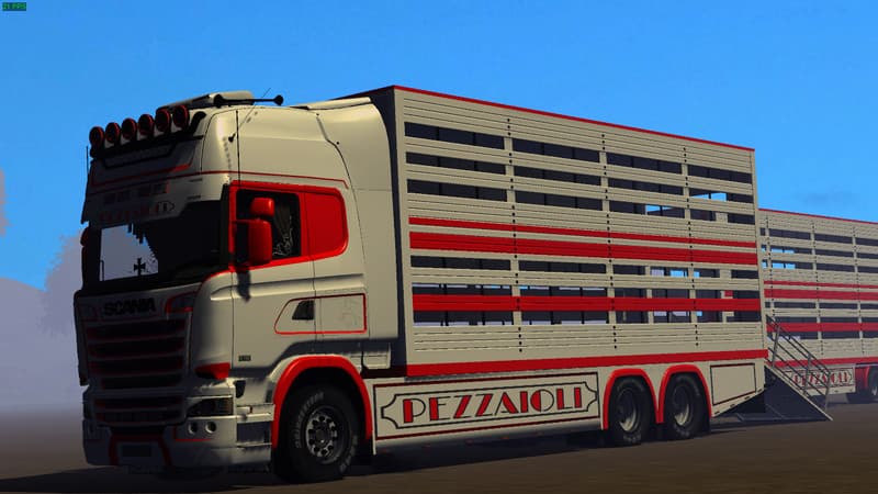 Scania and trailer "PEZZAIOLI"