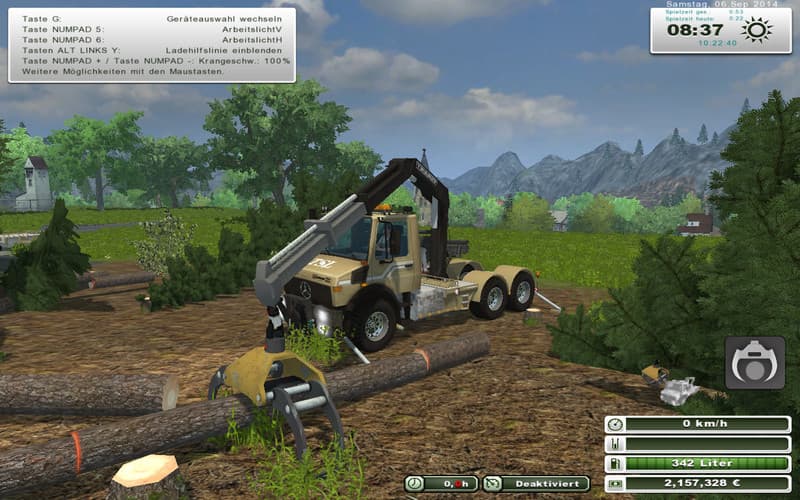Unimog crane devices Trailer [MP] 3