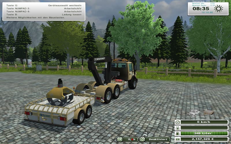Unimog crane devices Trailer [MP] 2
