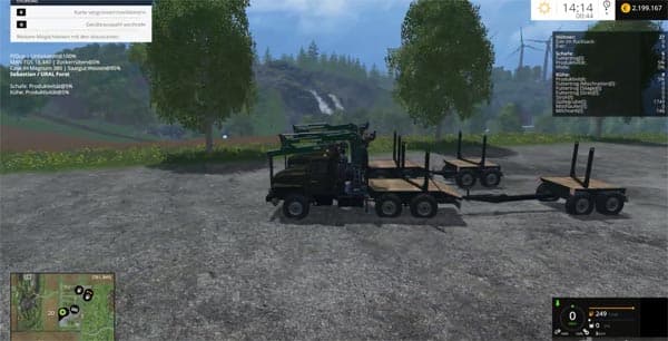 Trailer for URAL with adjustable attacher lenght [SP] 2