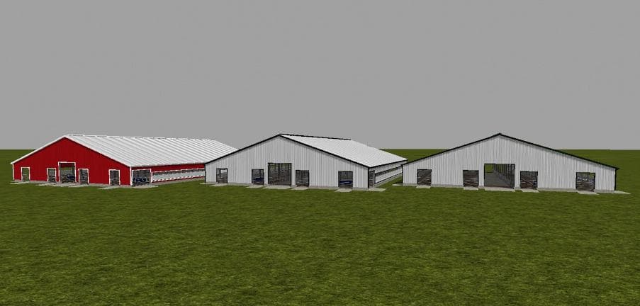 120X110 FREE STALL BARN