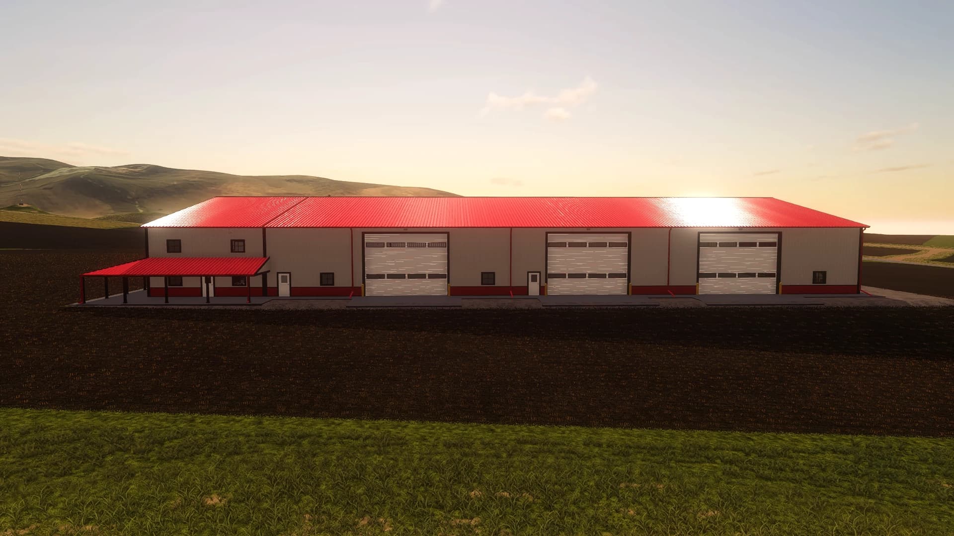 120X225 RED GREY SHOP 5