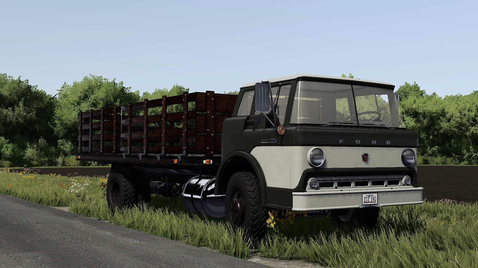 1957 FORD C600 FLATBED 5