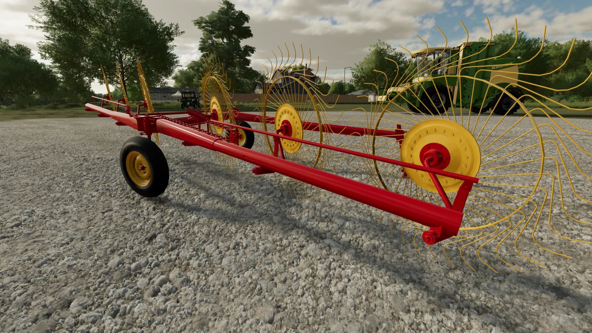 1978 6 WHEEL HAY RAKE 2