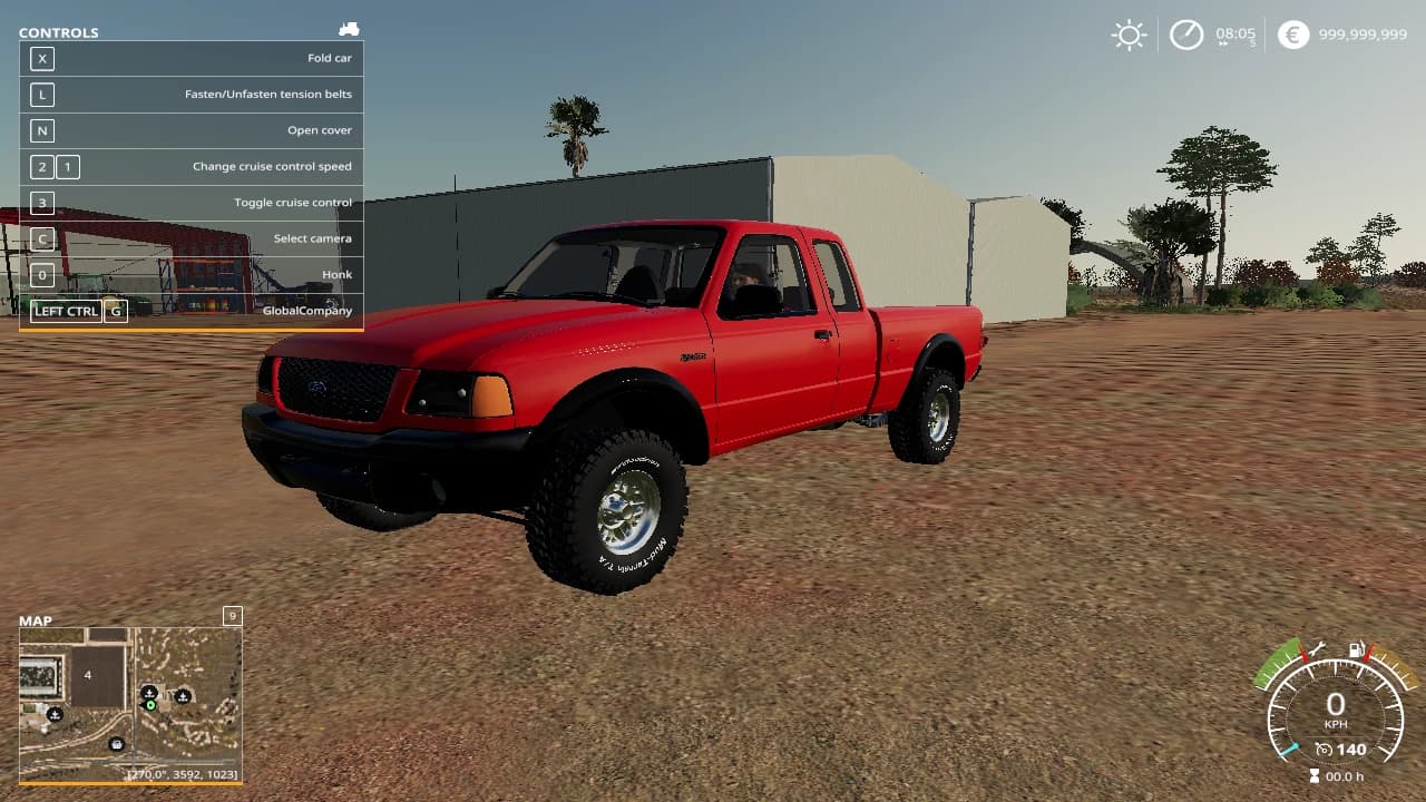 2011 FORD RANGER CAMREA FIXED