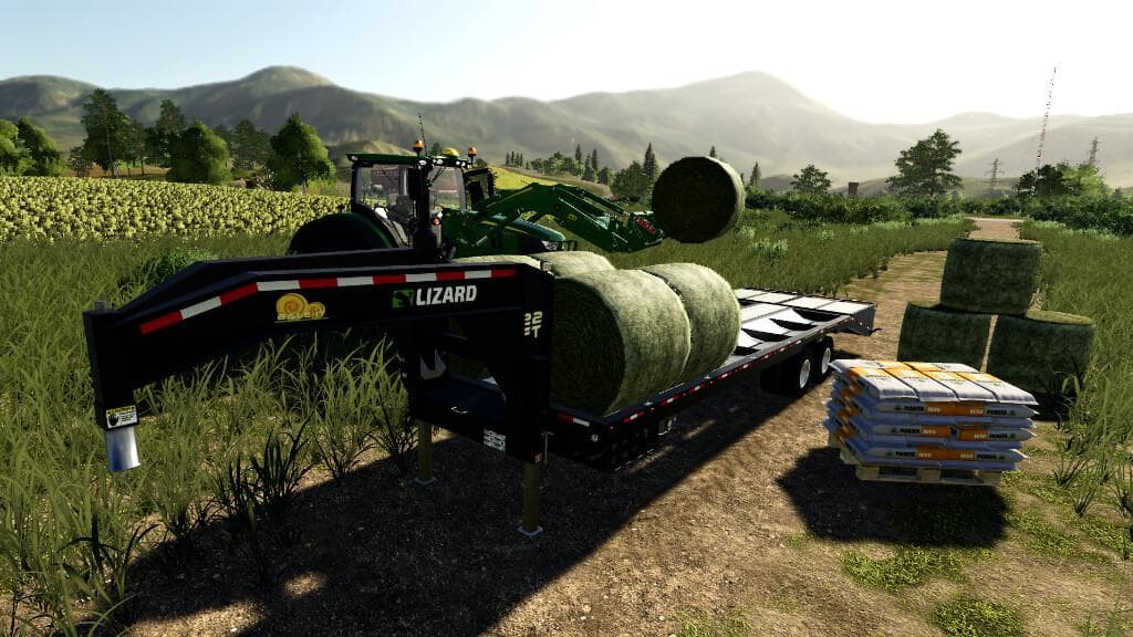 22FT GOOSENECK BALING TRAILER 5