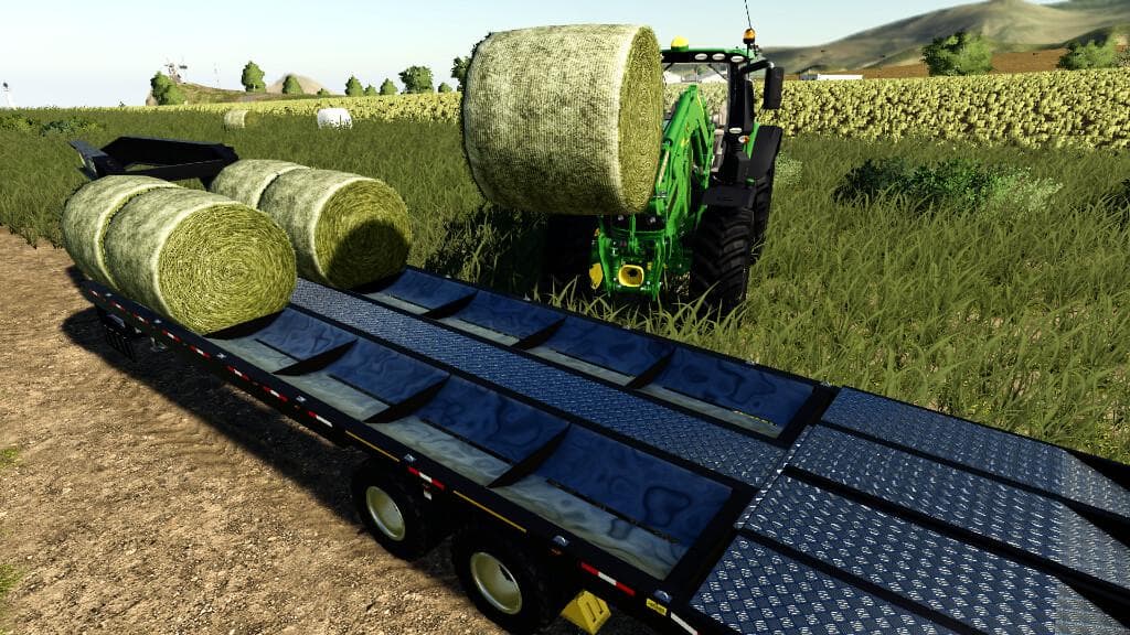22FT GOOSENECK BALING TRAILER 4