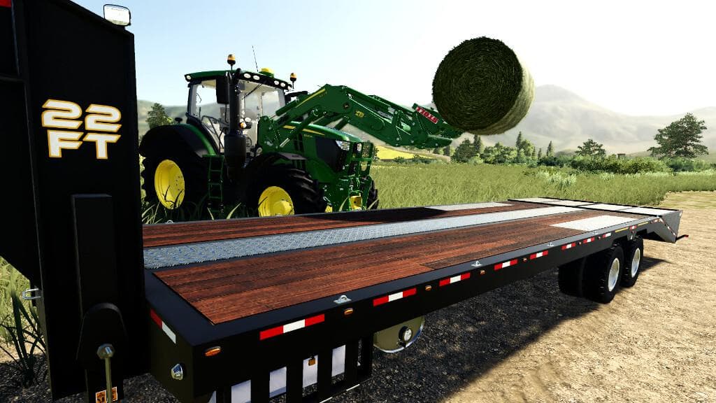 22FT GOOSENECK BALING TRAILER 3